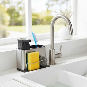 Dispenser Detergente Plateado