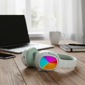 Auricular Vincha Rgb Verde