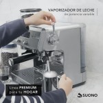 Cafetera Espresso Atelier Suono Con Molinillo Acero