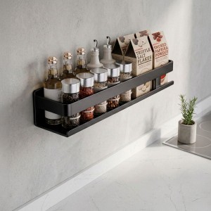 Organizador Flotante Para Cocina Negro