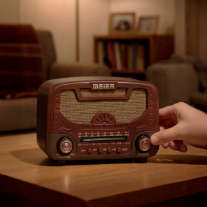 Radio Retro Marrón