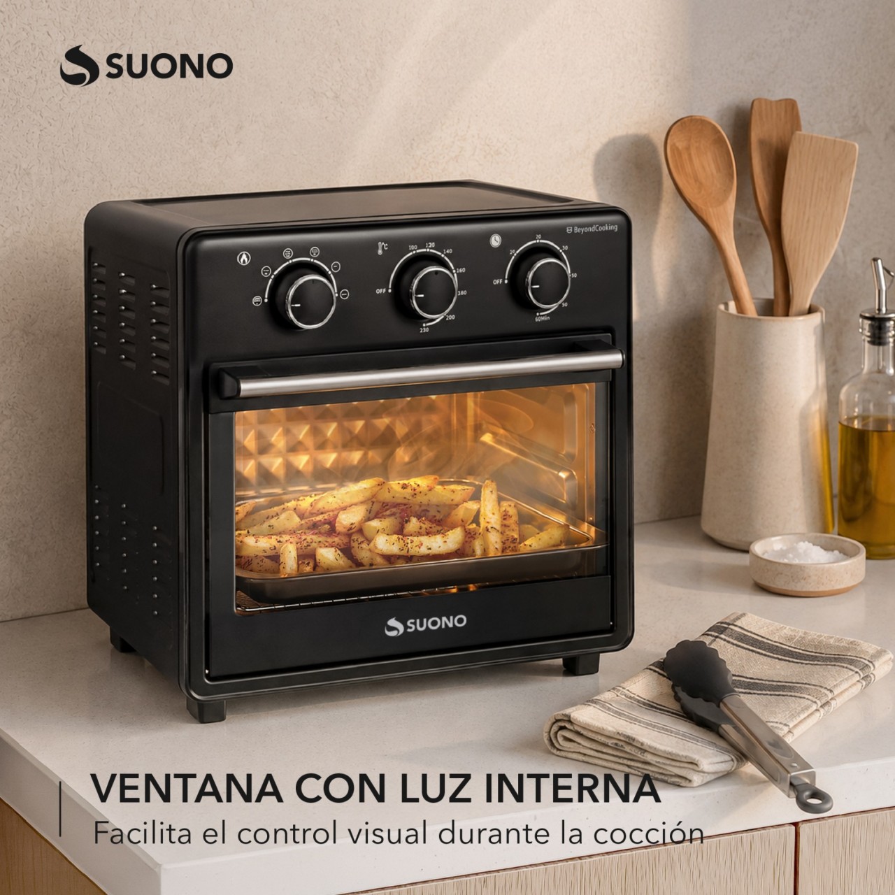 Horno Air Fryer 16L Mecánico 1 NEGRO