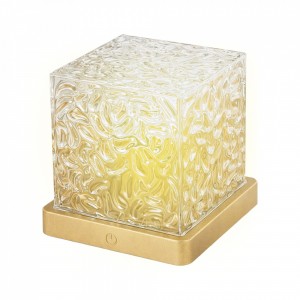 Luz Cubo Dorado