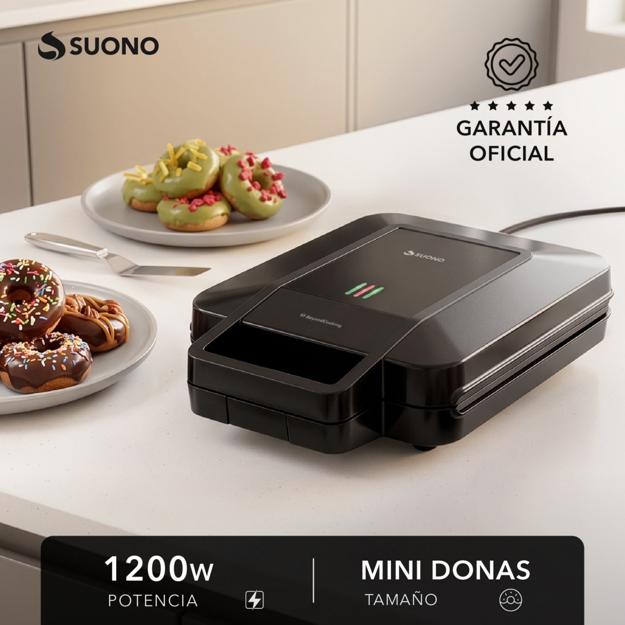 Mini Donuts Maker Xl Negro
