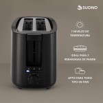 TOSTADORA PANINI 4 PANES 1400W NEGRO