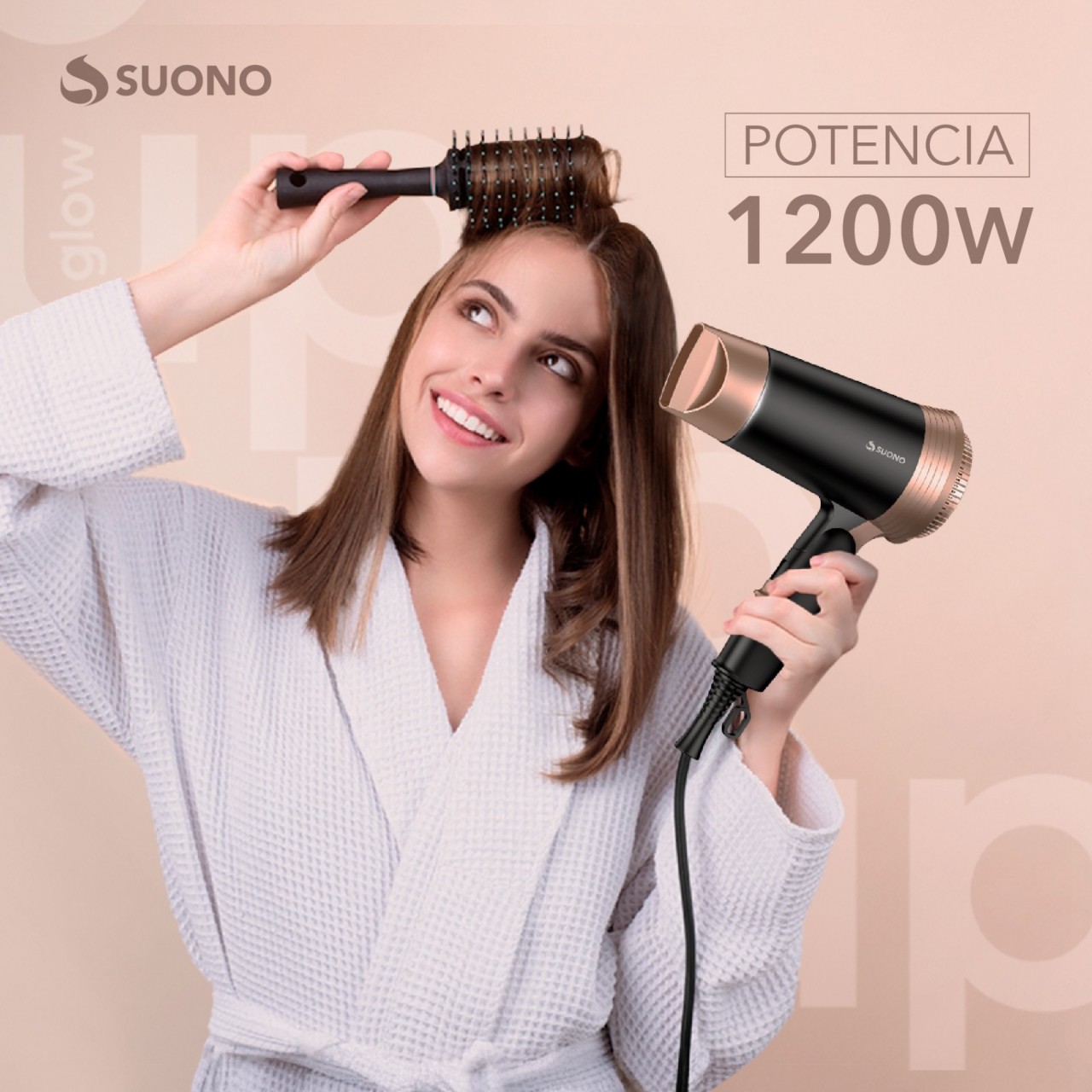 Secador de viaje 1200 W NEGRO