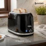 Tostadora Retro 2 Panes 850W Negro