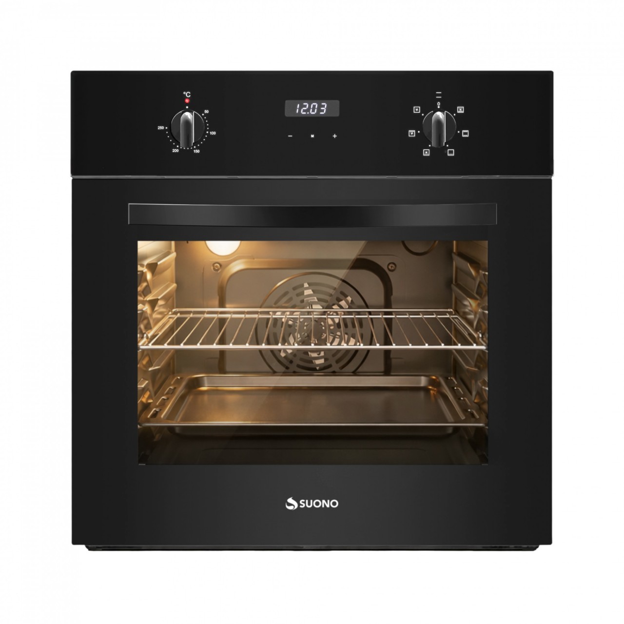 Horno Empotrable Digital Negro