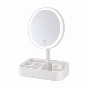 Espejo Porta Maquillaje Blanco