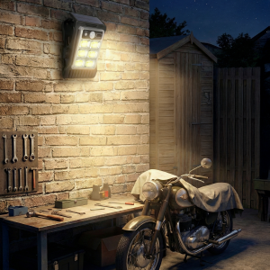 Lámpara Solar Led Negro