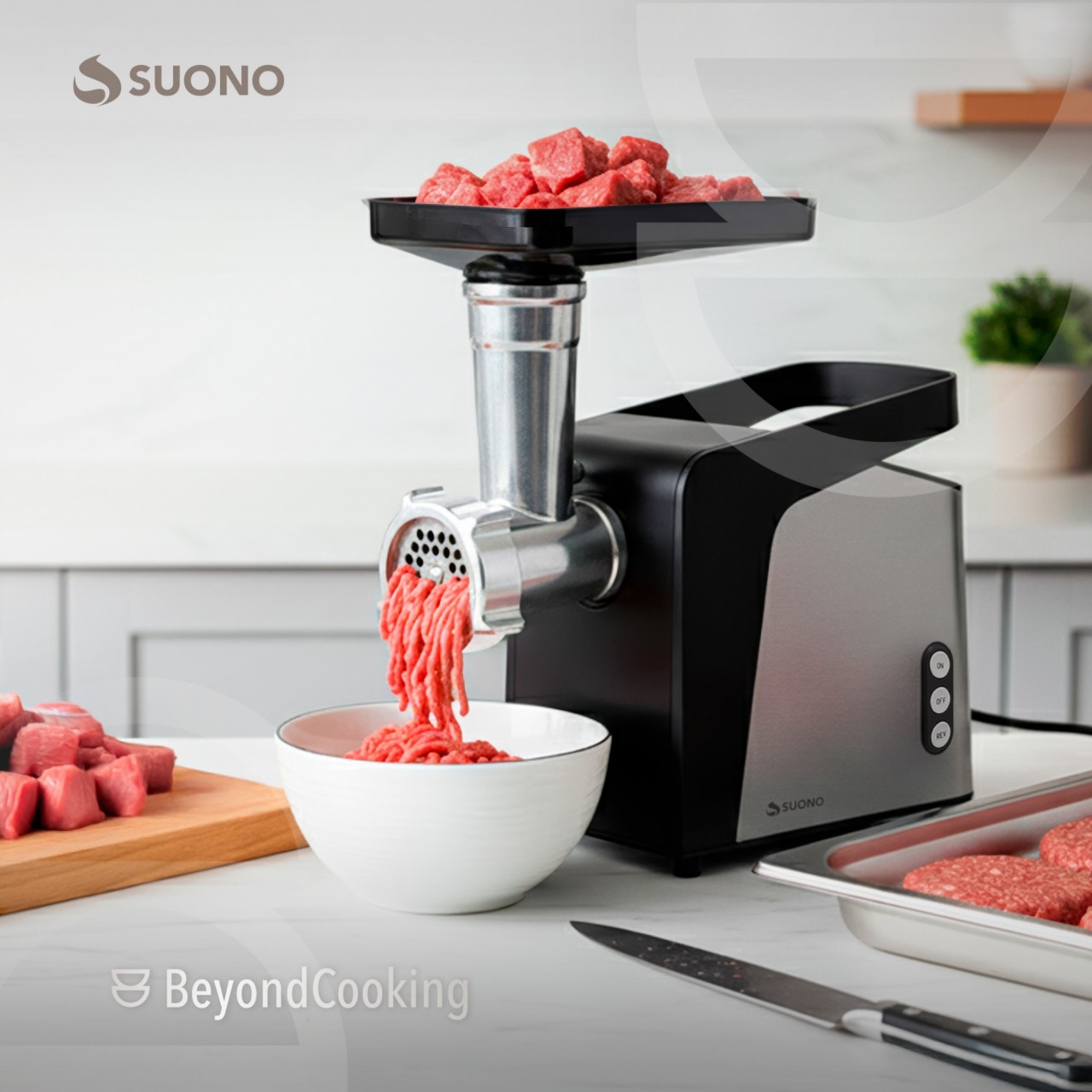 Picadora De Carne Suono Con Accesorios Negro
