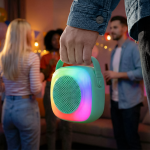 Parlante Portátil Rgb Celeste