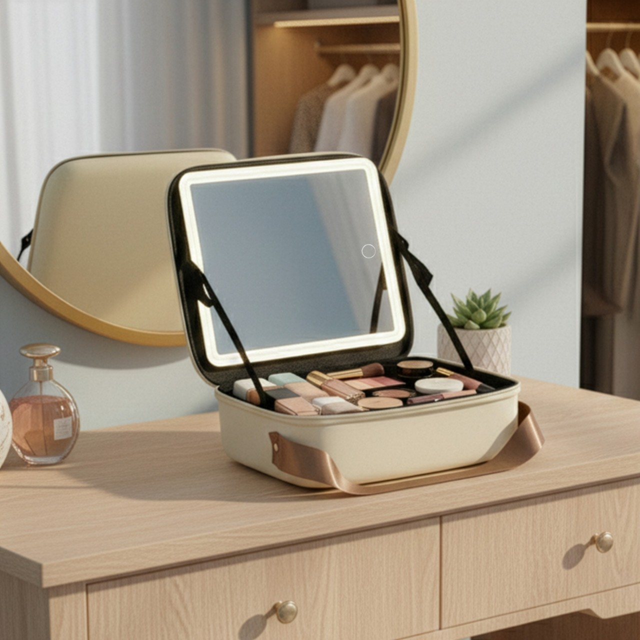 Organizador De Cosmeticos Blanco