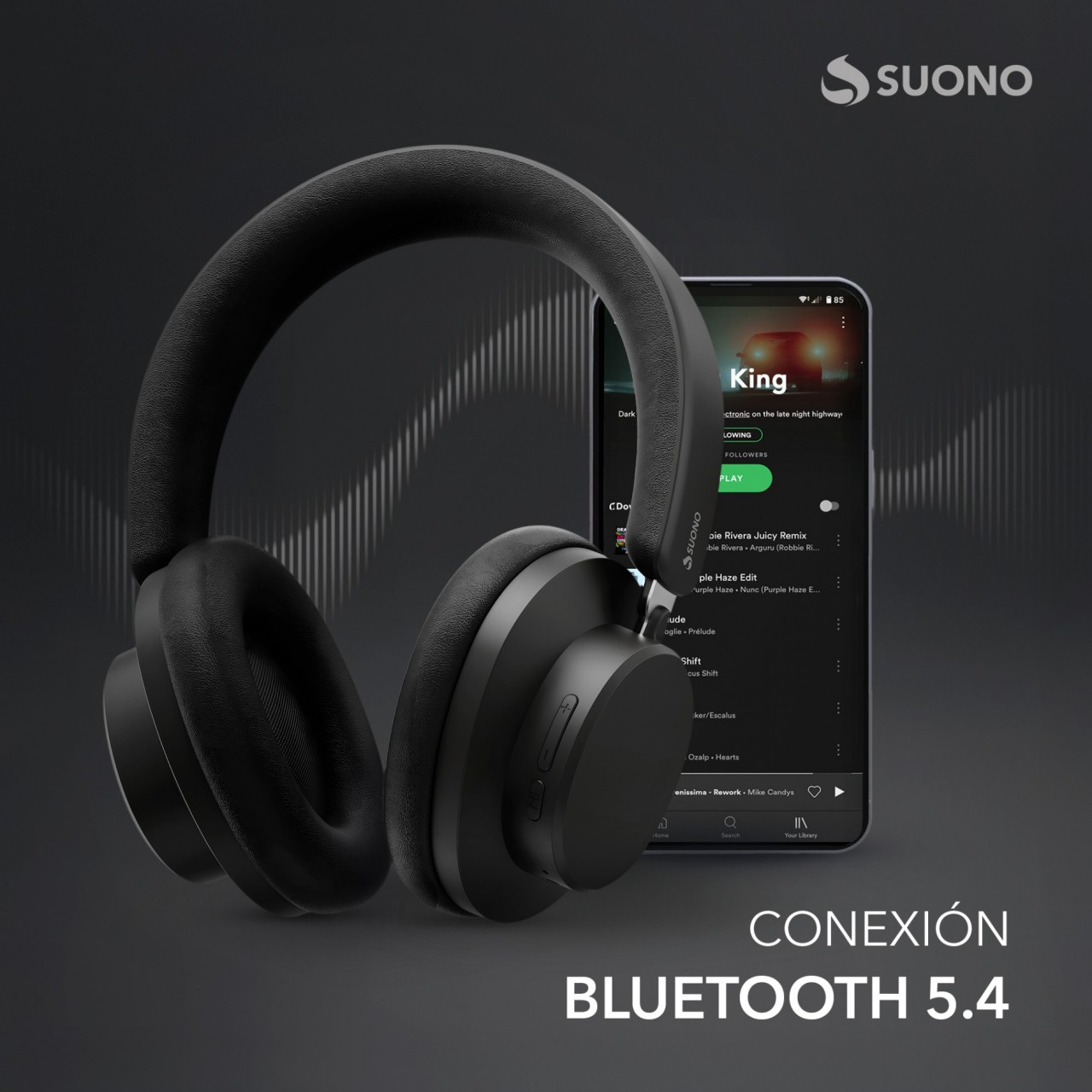Auriculares Vincha Negro