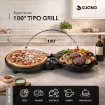 Pizza Maker-Grill Multifuncion NEGRO
