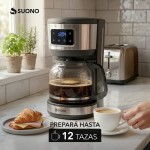Cafetera Filtro Digital 1.8L ACERO