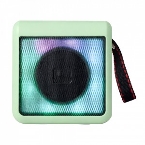 Parlante Portacelular Con Luz Verde
