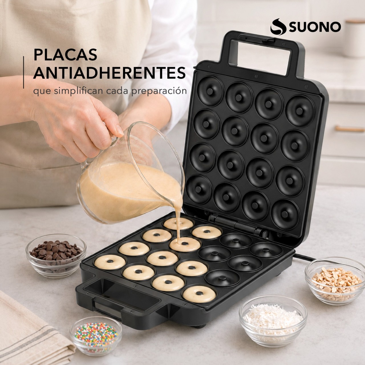 Mini Donuts Maker Xl Negro