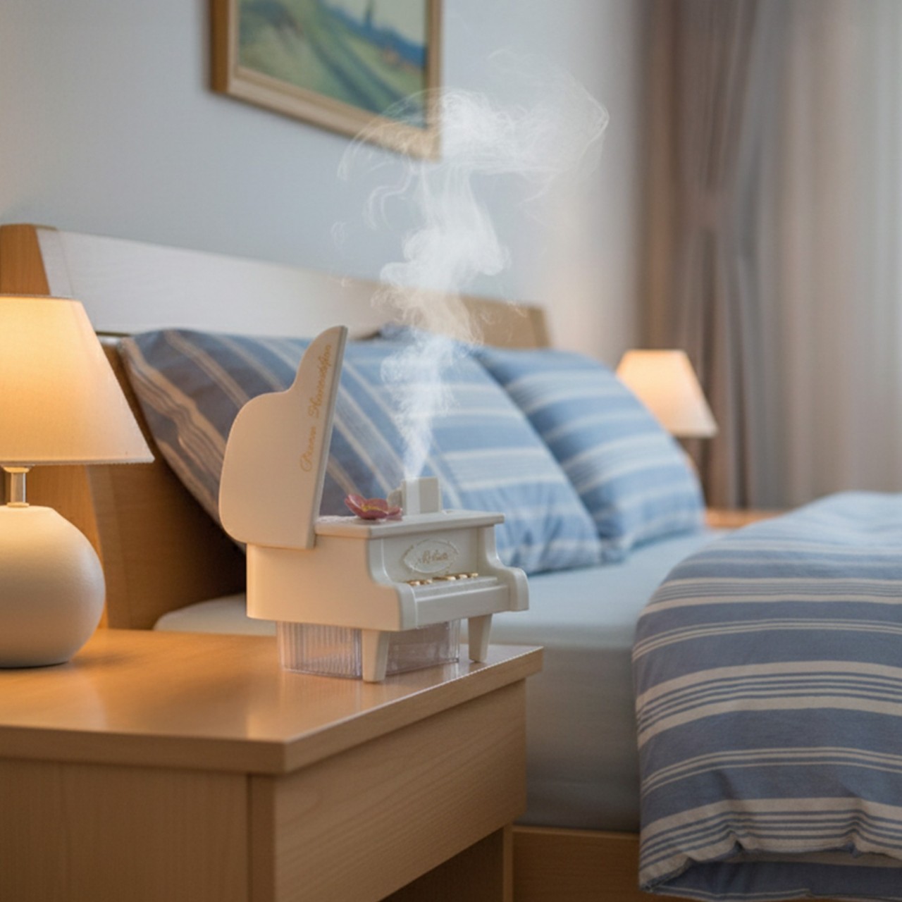 Humidificador Piano Blanco