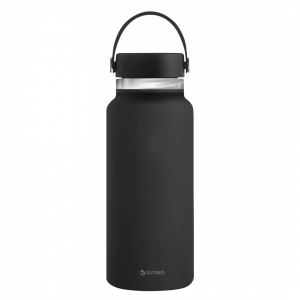 Botella De Acero 500Ml Negro