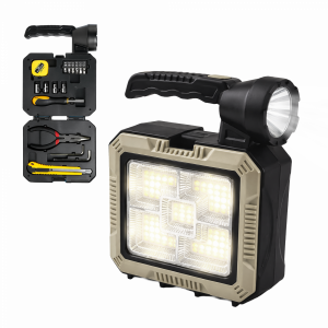 Linterna Con Reflector Negro