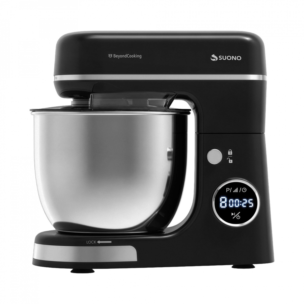 Batidora Planetaria Digital 1300W Negro