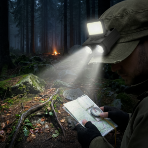 Luz Multifuncional Tipo Vincha Negro