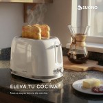 Tostadora Retro 2 Panes 850W Blanco