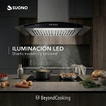 Campana 200W Cubretubo x2 ACERO
