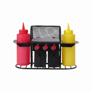 Mostacero Para Dos Aderezos Negro