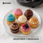 Maquina Para Cupcake 1000W Negro