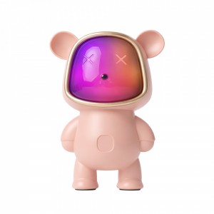 Parlante Astronauta Con Luz Rosa