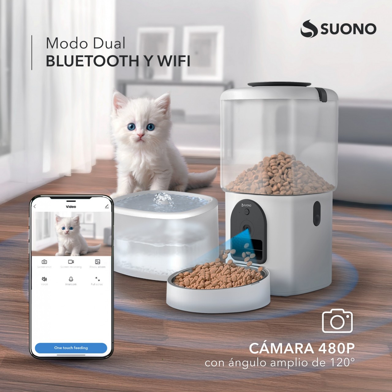 COMED. Y BEBED. MASCOTAS WIFI BLANCO