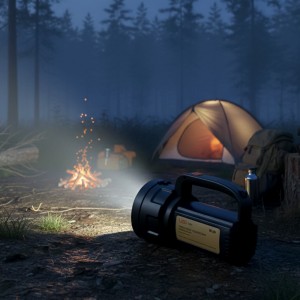 Linterna Portátil Negro