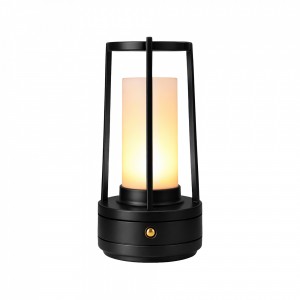 Lámpara De Cristal Led Negro
