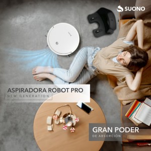 Aspiradora Robot Suono Smart Blanco