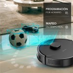 Aspiradora Robot Láser 8000Pa Lidar Negro