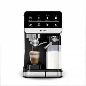 Espresso Coffee Maker Dig C/Lechera Negro