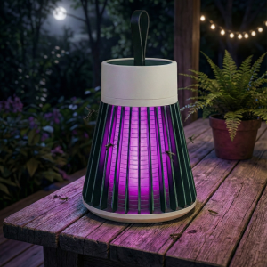 Lámpara Mata Mosquitos Gris