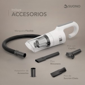 Aspiradora De Mano Inalámbrica Blanco