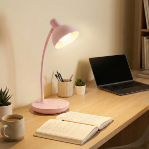 Lámpara De Escritorio Rosa