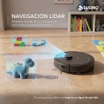 Aspiradora Robot Láser Base Autolimpiante Negro