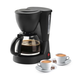 Cafetera De Filtro Eléctric 12 Tazas 1200Ml Semiautomática Negro