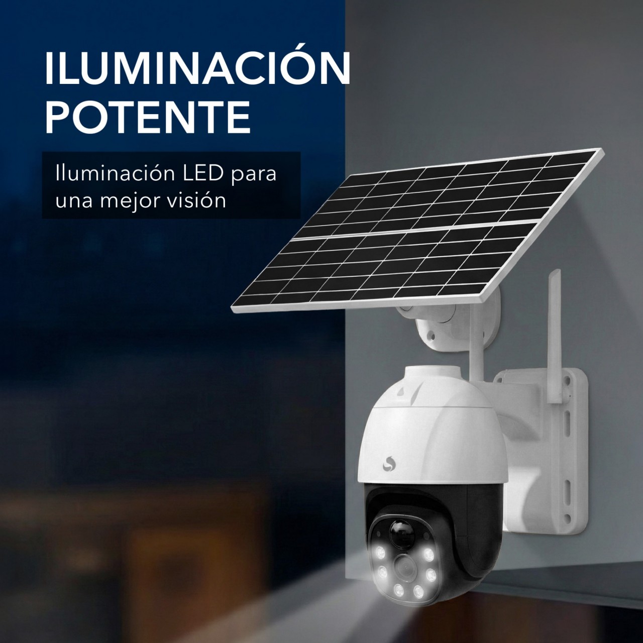 Camara De Seguridad Exterior Blanco