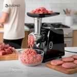 Picadora De Carne Eléctrica 800W Negro