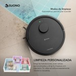 Aspiradora Robot Láser Base Autolimpiante Negro