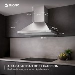 Campana De Cocina 180W Acero