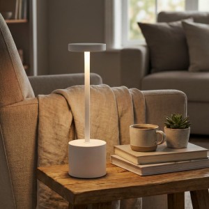 Lámpara Velador Led Blanco