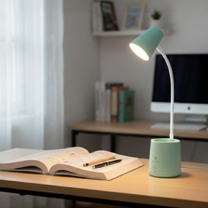 Lámpara De Escritorio Led Verde