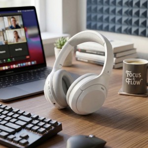 Auricular Vincha Blanco